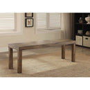 Colettte Rustic Oak Small Bench - Star USA Furniture Inc