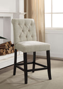 Izzy Ivory Counter Ht. Chair, Ivory (2/CTN) - Star USA Furniture Inc