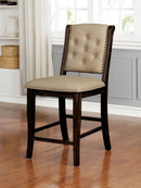 Patience Dark Walnut Counter Ht. Chair (2/CTN) - Star USA Furniture Inc