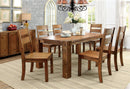 FRONTIER Dark Oak Dining Table - Star USA Furniture Inc