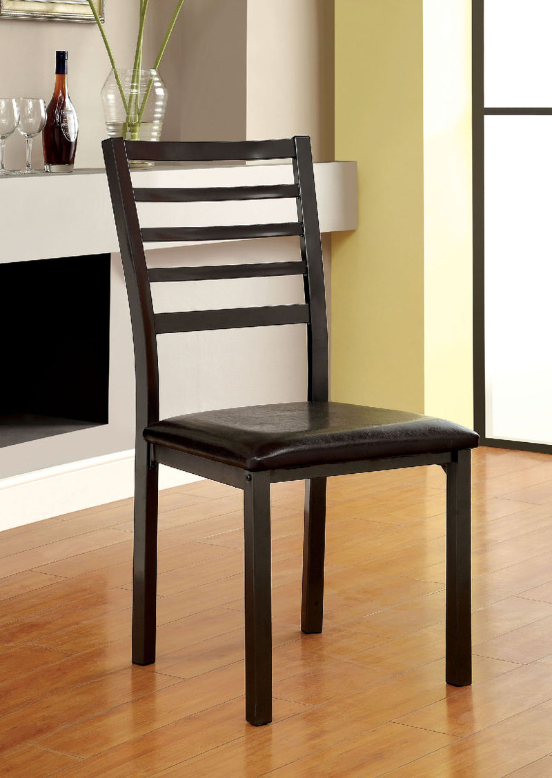 COLMAN Black Side Chair (4/CTN, Fully Assembled)