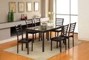 COLMAN Black 60" Dining Table - Star USA Furniture Inc