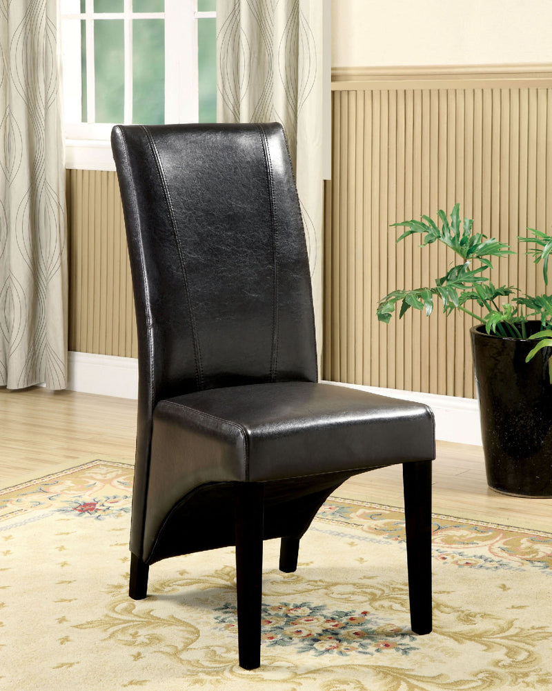 Madison Black Side Chair, Black (2/CTN)
