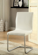 LODIA I White Side Chair - Star USA Furniture Inc