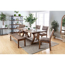 GIANNA Rustic Oak 77" Dining Table - Star USA Furniture Inc
