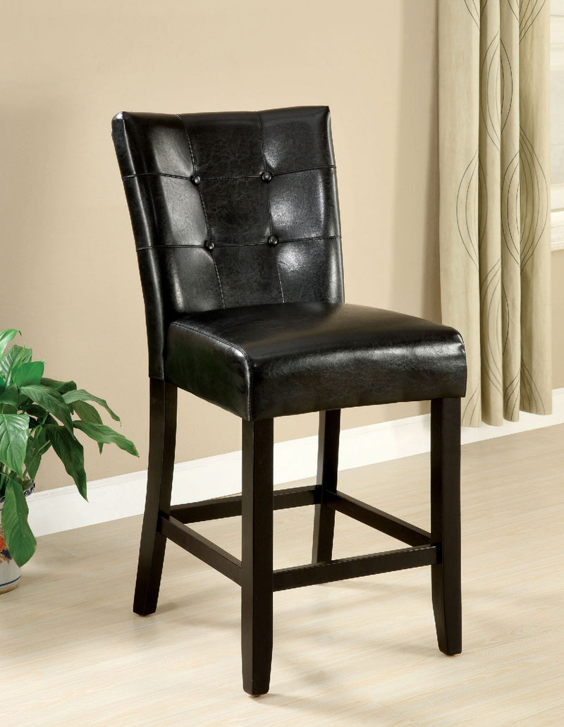 Marion II Black/Espresso Counter Ht. Chair (2/CTN)