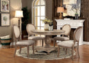 Kathryn Rustic Dark Oak, Ivory 7 Pc. Dining Table Set - Star USA Furniture Inc