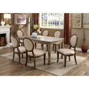 Kathryn Rustic Dark Oak Dining Table, Rustic Oak - Star USA Furniture Inc