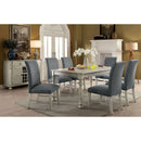 Kathryn Antique White 7 Pc. Dining Table Set - Star USA Furniture Inc