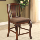 JOHANNESBURG Brown Cherry/Brown Counter Ht. Chair (2/CTN) - Star USA Furniture Inc