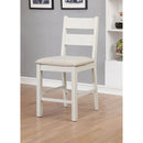 Glenfield Weathered White/White Counter Ht. Chair (2/CTN) - Star USA Furniture Inc