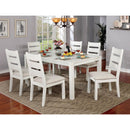 Glenfield Weathered White 7 Pc. Dining Table Set - Star USA Furniture Inc