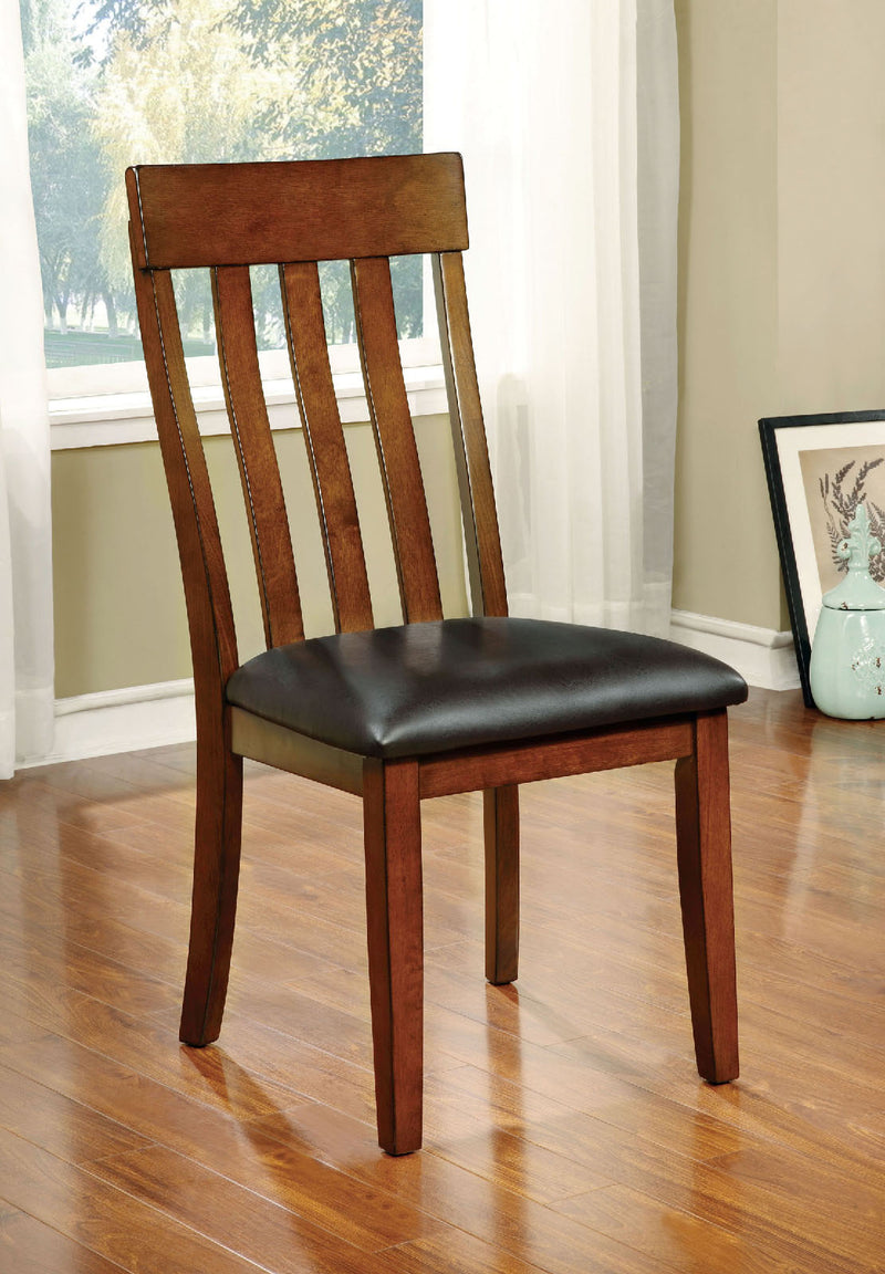 FOXVILLE Cherry/Espresso Side Chair (2/CTN)