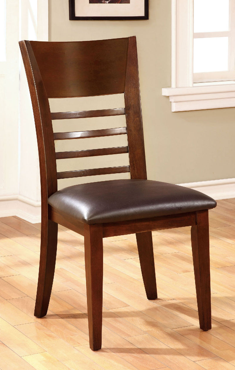 HILLSVIEW I Brown Cherry Side Chair (2/CTN) - Star USA Furniture Inc