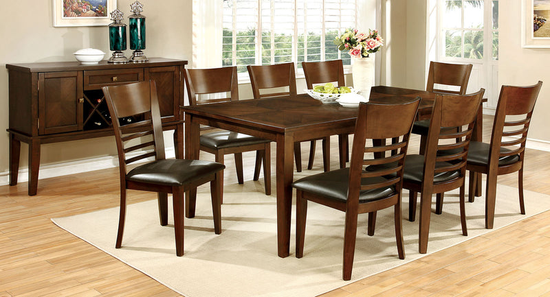 HILLSVIEW I Gray 6 Pc. Dining Table Set w/ Bench - Star USA Furniture Inc
