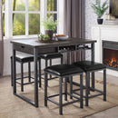 Nisland Gray Counter Ht. Table - Star USA Furniture Inc