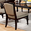 Harrington Dark Walnut/Tan Side Chair (2/CTN) - Star USA Furniture Inc