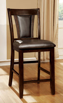 BRENT II Dark Cherry/Espresso Counter Ht. Chair (2/CTN) - Star USA Furniture Inc