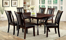 BRENT Dark Cherry Dining Table - Star USA Furniture Inc