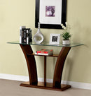 MANHATTAN IV Dark Cherry Sofa Table, Brown Cherry - Star USA Furniture Inc