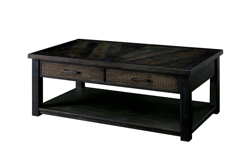 Rhymney Dark Oak/Multi Coffee Table - Star USA Furniture Inc
