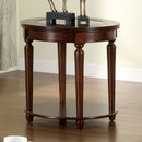 Granvia Dark Cherry End Table - Star USA Furniture Inc