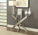 LAILA Chrome Sofa Table - Star USA Furniture Inc