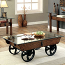 PENNY Medium Weathered Oak Coffee Table - Star USA Furniture Inc