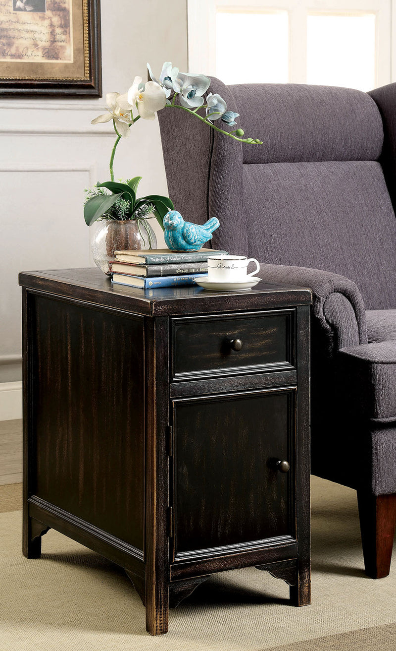 MEADOW Antique Black Side Table