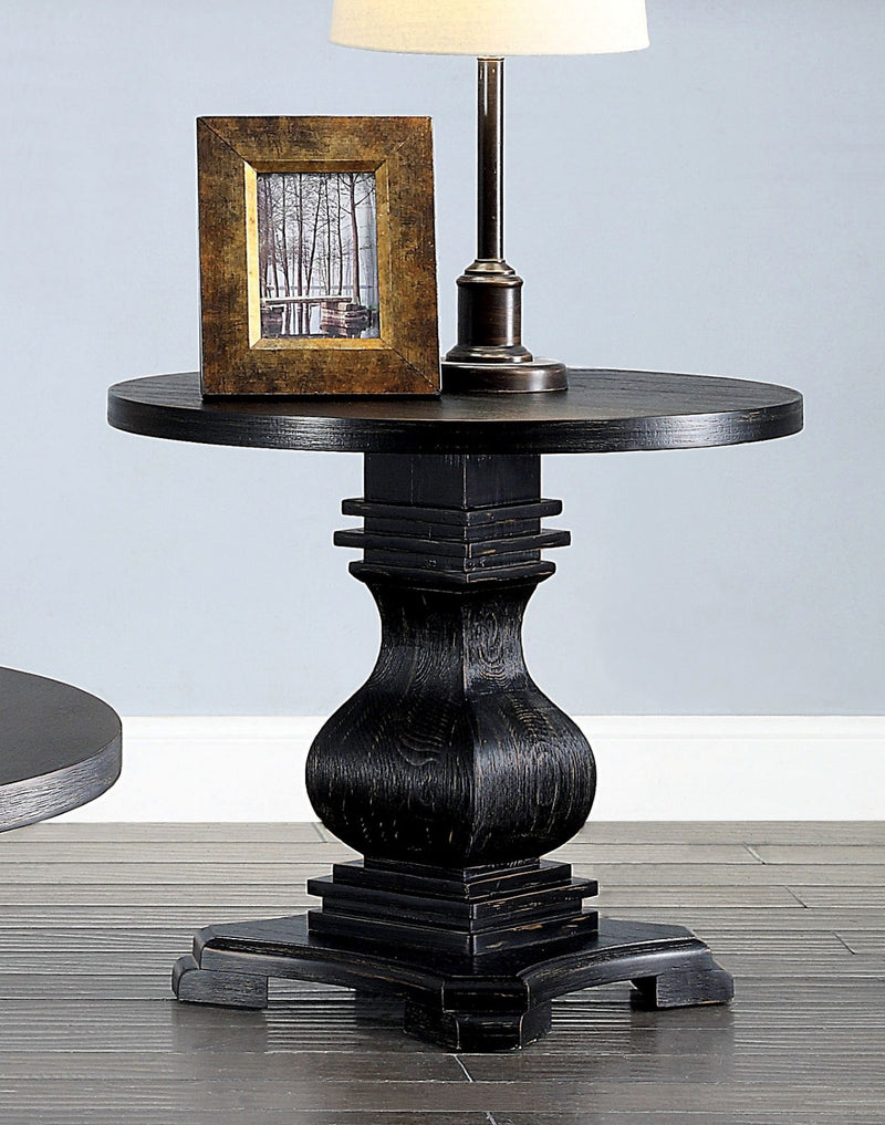 Isabell Antique Black End Table