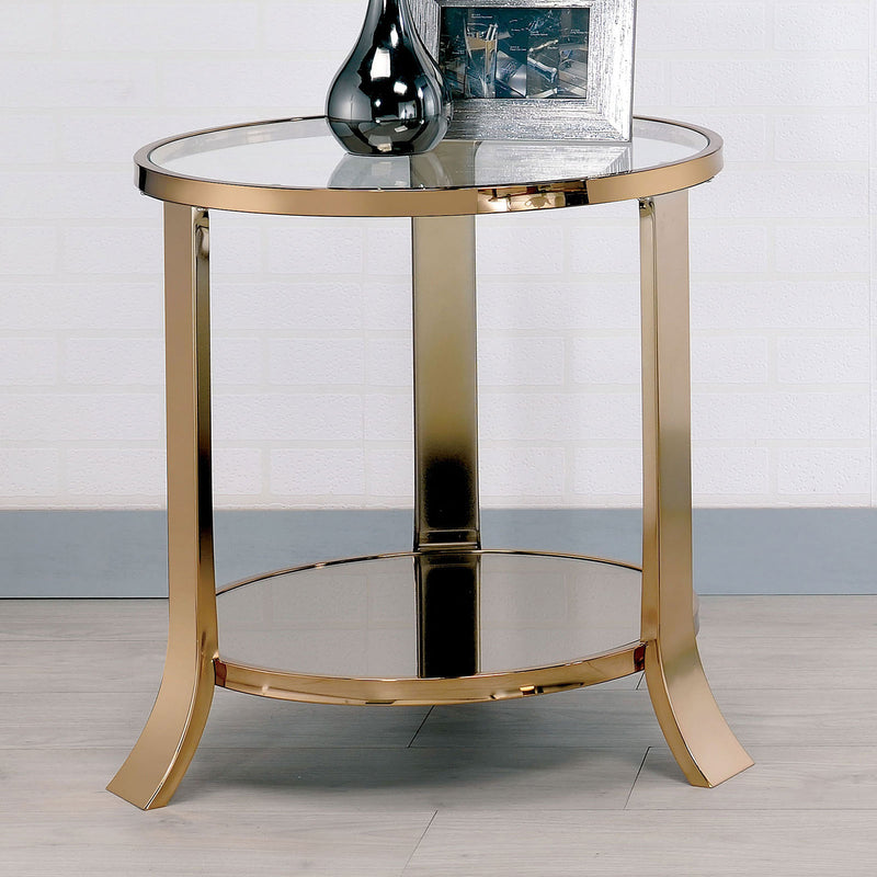 Champagne End Table