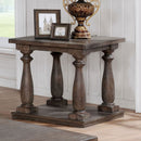 Tammie Brown End Table, Gray - Star USA Furniture Inc