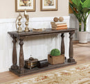 Tammie Brown Sofa Table, Gray - Star USA Furniture Inc