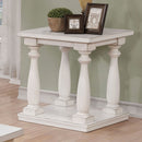 Tammie Antique White End Table, White - Star USA Furniture Inc