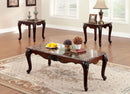 Colchester Dark Cherry 3 Pc. Coffee Table Set - Star USA Furniture Inc