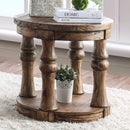 Mika Antique Oak End Table - Star USA Furniture Inc