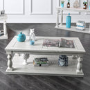 Arlington Antique White Coffee Table - Star USA Furniture Inc