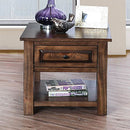 Annabel Walnut End Table - Star USA Furniture Inc