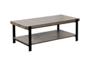 Huckleberry Gray Wash/Sand Black Coffee Table - Star USA Furniture Inc