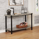 Huckleberry Gray Wash/Sand Black Sofa Table - Star USA Furniture Inc