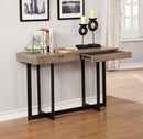 Sawyer Gray Wash/Sand Black Sofa Table - Star USA Furniture Inc