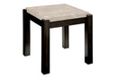 GLADSTONE III Dark Walnut/Ivory End Table - Star USA Furniture Inc