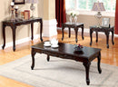 Cheshire Dark Cherry 3 Pc. Coffee Table Set - Star USA Furniture Inc