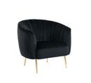 Dionne Black Chair, Black - Star USA Furniture Inc