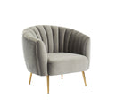 Dionne Gray Chair, Gray - Star USA Furniture Inc