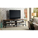 VENTURA II Medium Oak 72" TV Stand - Star USA Furniture Inc