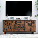 Amarantha Dark Oak 64" TV Stand - Star USA Furniture Inc