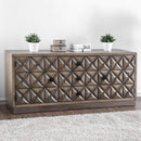 Markos II Weathered Light Oak 64" TV Stand - Star USA Furniture Inc