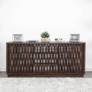 Eutropia II Warm Chestnut 64" TV Stand - Star USA Furniture Inc