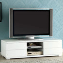 Cerro White 59" TV Console, White - Star USA Furniture Inc